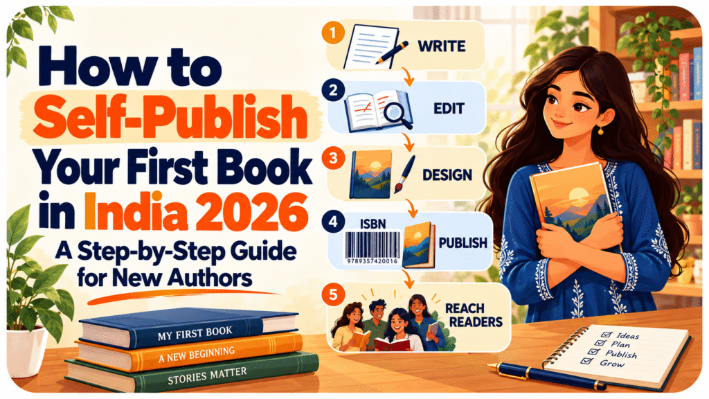 How to Self-Publish Your First Book in India 2026: A Step-by-Step Guide for New Authors