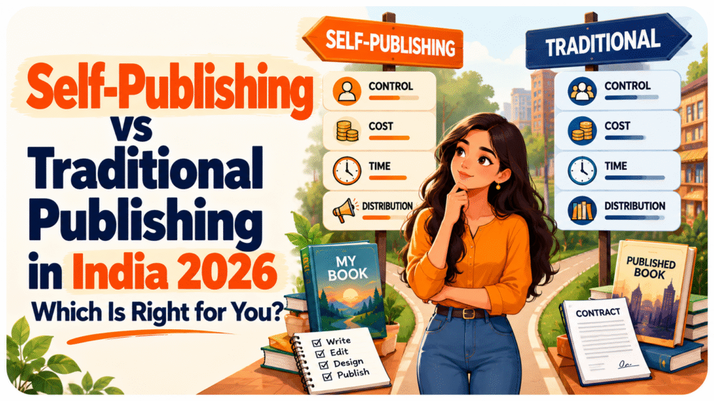 Self-Publishing vs Traditional Publishing in India: Which Is Right for You in 2026?